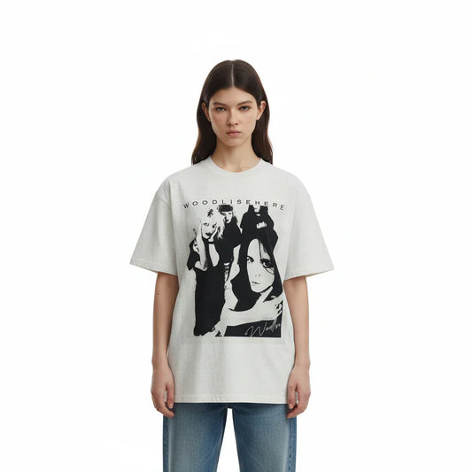 Portrait Print Vintage Heavyweight Pure Cotton Short Sleeve T-Shirt for Men and Women | MuddyStock Originals eprolo