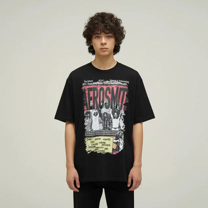 Retro Portrait Letter Print Short Sleeve T-Shirt For Men And Women | MuddyStock Originals MuddyStock