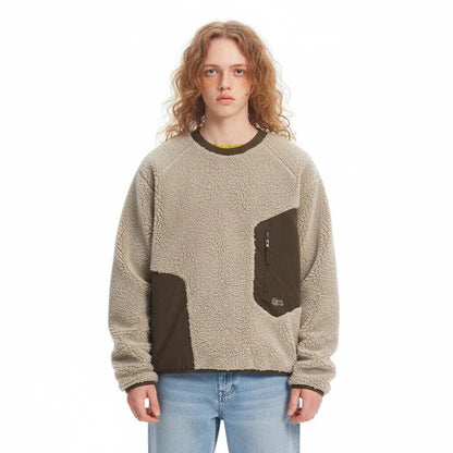 Block Splicing Long Fleece Hoodie For Men And Women | MuddyStock Originals