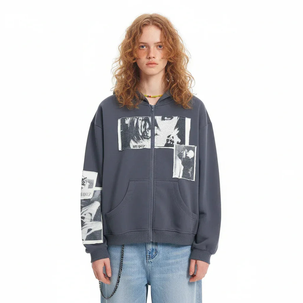 Retro Simple Loose Hoodie For Men And Women MuddyStock