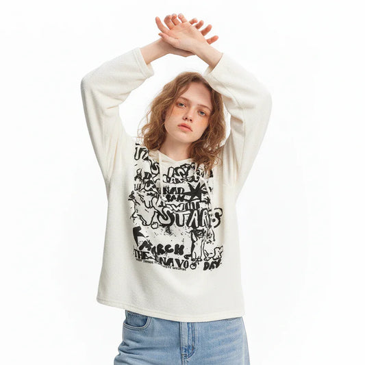 Long Sleeve T-Shirt Women's Loose Fit Thin Casual Sweatshirt | MuddyStock Originals eprolo