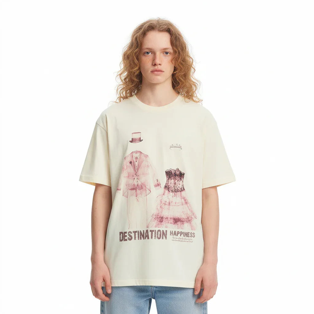 Abstract Portrait Short Sleeve Loose For Men And Women MuddyStock