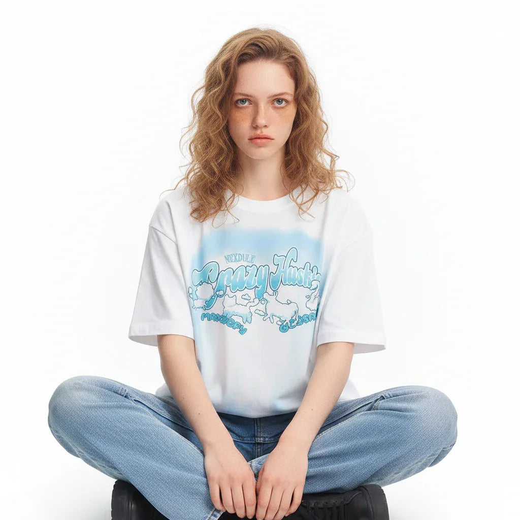 Abstract Animal Print Short-sleeved T-shirt For Men And Women MuddyStock