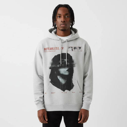Vintage Washed Printed Loose Hoodie For Men And Women | MuddyStock Originals