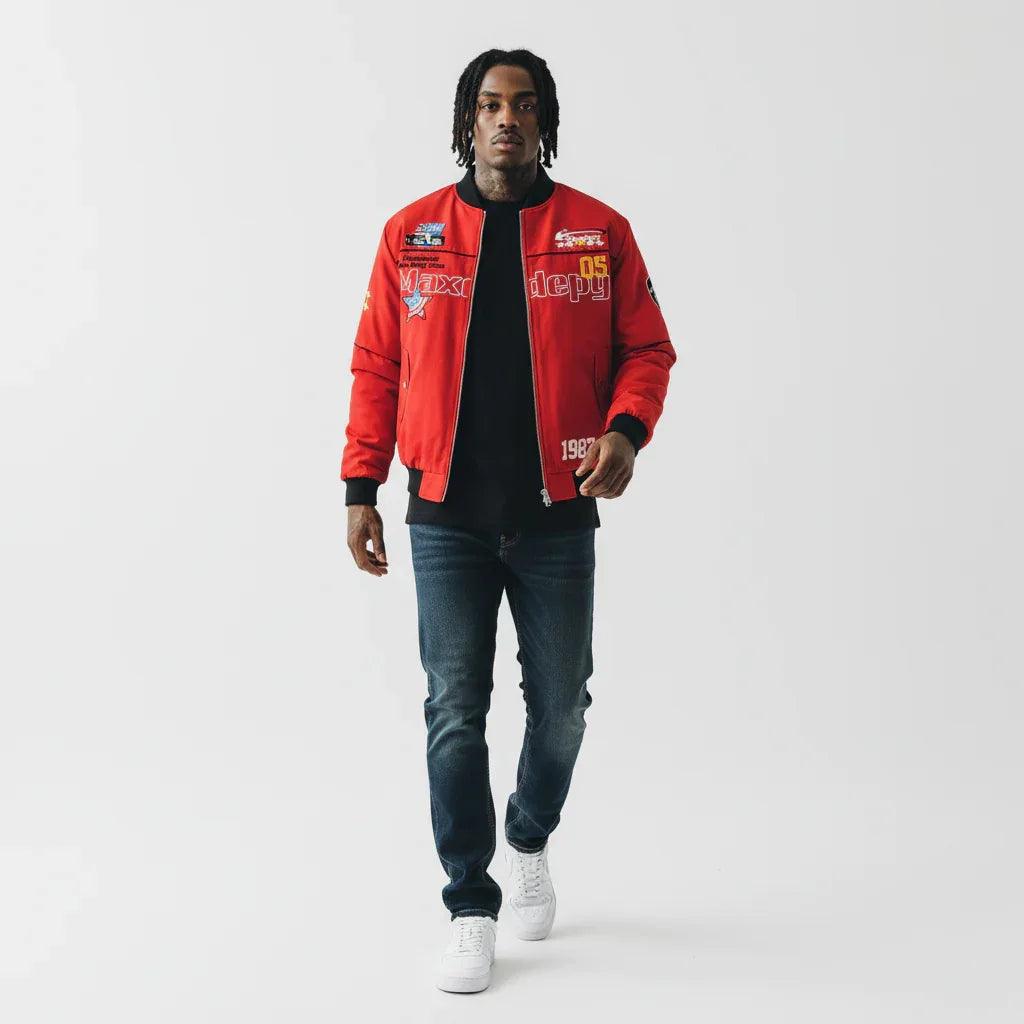 Embroidered racing jacket for men and women | MuddyStock Originals