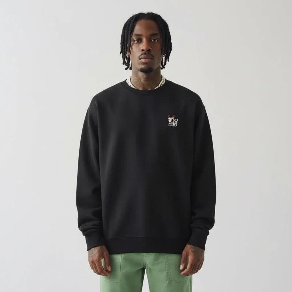 Loose Retro Casual Versatile Crewneck Hoodie For Men And Women | MuddyStock Originals