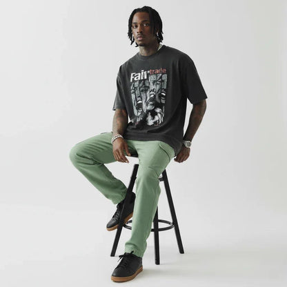 Creative Portrait Print Short Sleeve T-Shirt for Men | MuddyStock Originals