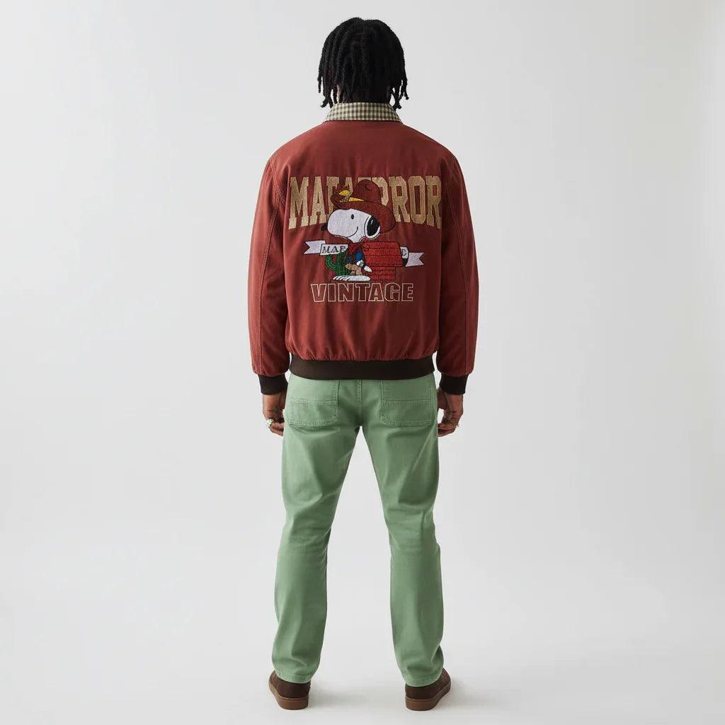 Retro Patchwork Embroidered Jacket For Men | MuddyStock Originals