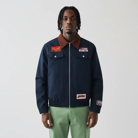 Campus style embroidered jacket for men and women | MuddyStock Originals