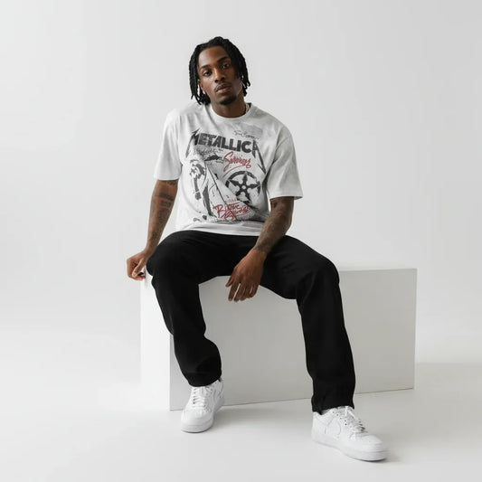 Men's Loose Printed Short-sleeved T-shirt MuddyStock