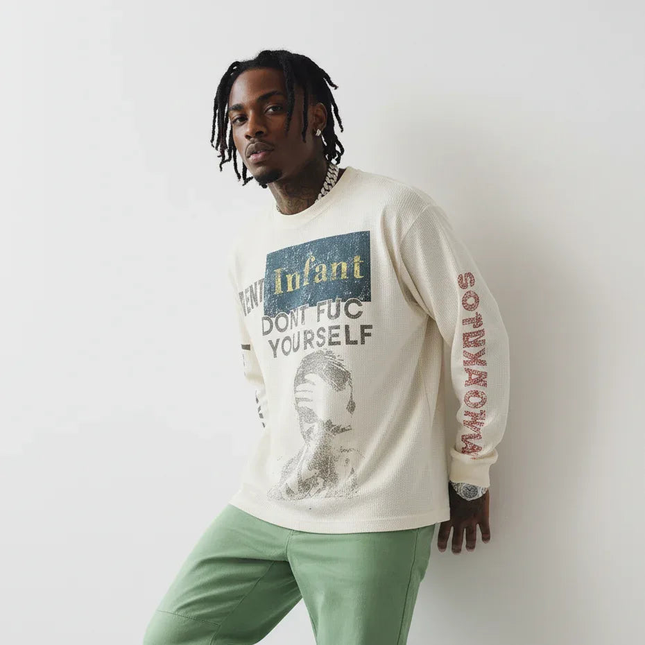 Street Style High-Street Unique Pattern Long Sleeve T-Shirt For Men And Women | MuddyStock Originals eprolo