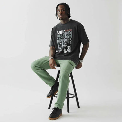 Creative Portrait Print Short Sleeve T-Shirt for Men | MuddyStock Originals