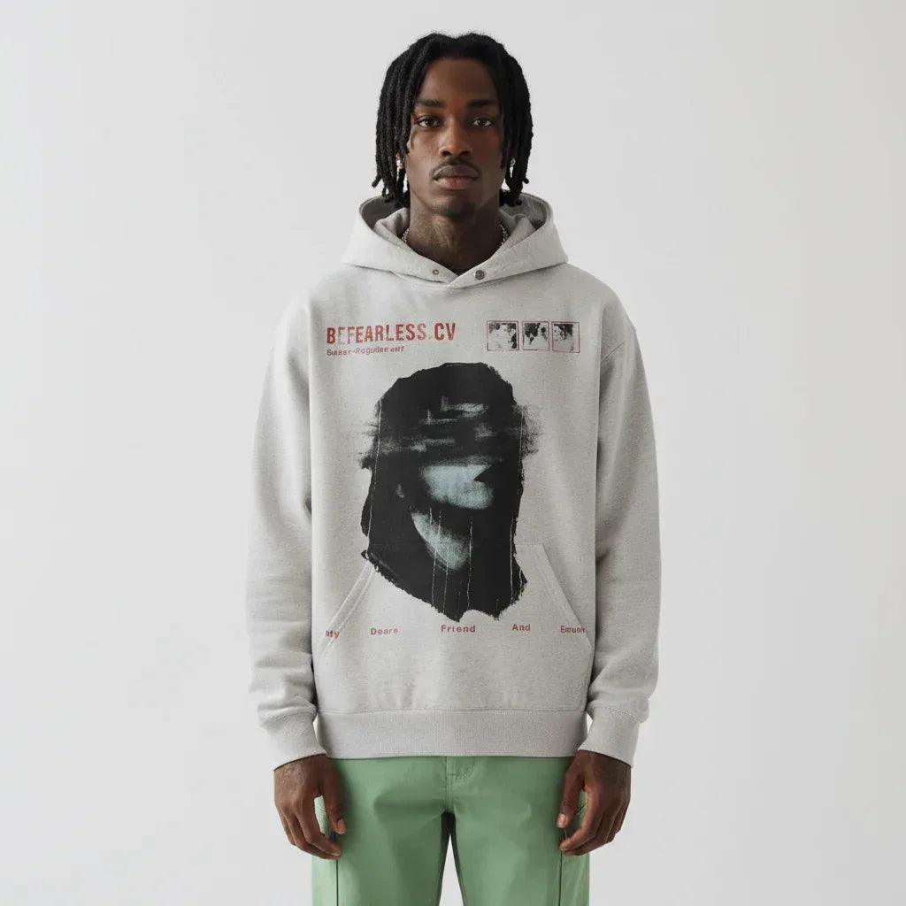 Style Conley Print Portrait Washed Hoodie For Men And Women | MuddyStock Originals