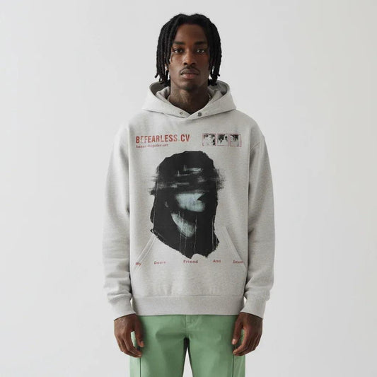 Style Conley Print Portrait Washed Hoodie For Men And Women | MuddyStock Originals