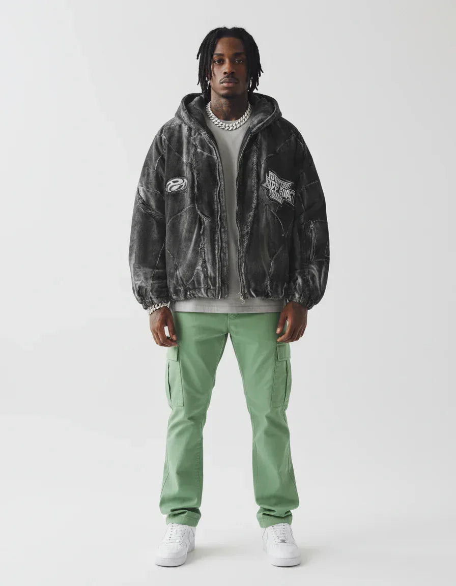 Mottled distressed workwear jacket for men and women | MuddyStock Originals eprolo