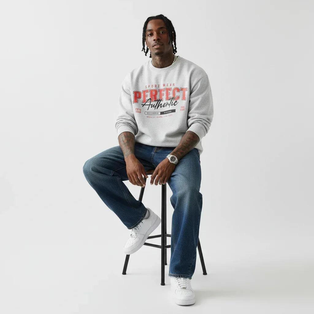 Round neck sweatshirt loose fit for men and women | MuddyStock Originals