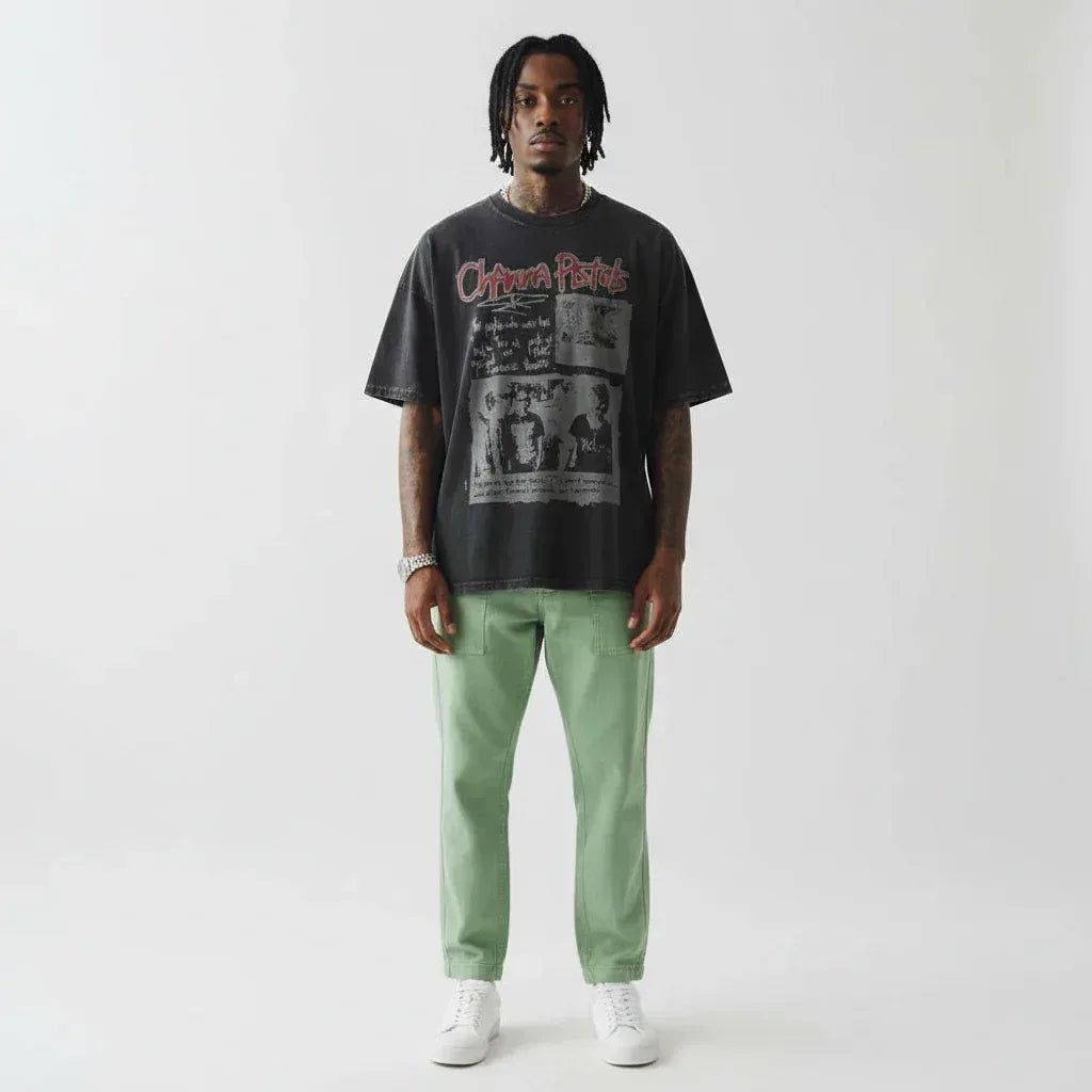 Dark Silhouette Print Pure Cotton Short Sleeve T-Shirt For Men And Women | MuddyStock Originals MuddyStock