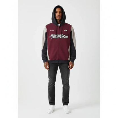 Retro Patchwork Letters Printed Hoodie For Men And Women MuddyStock