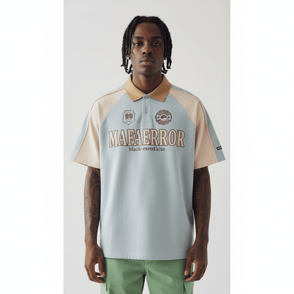 Polo Shirt Men's Stitching Short Sleeve
