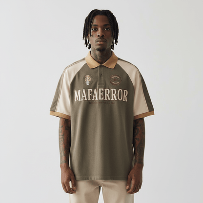 Polo Shirt Men's Stitching Short Sleeve