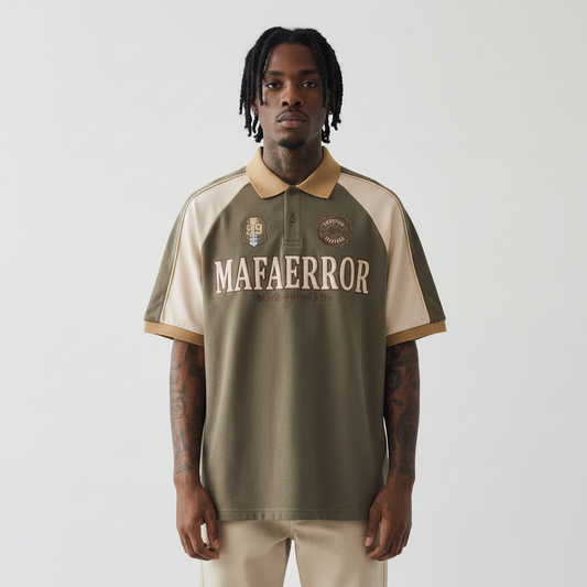 Polo Shirt Men's Stitching Short Sleeve MuddyStock