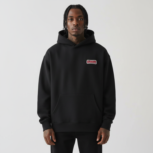 Spray Painting Dirty Hooded Loose Sweater Men MuddyStock