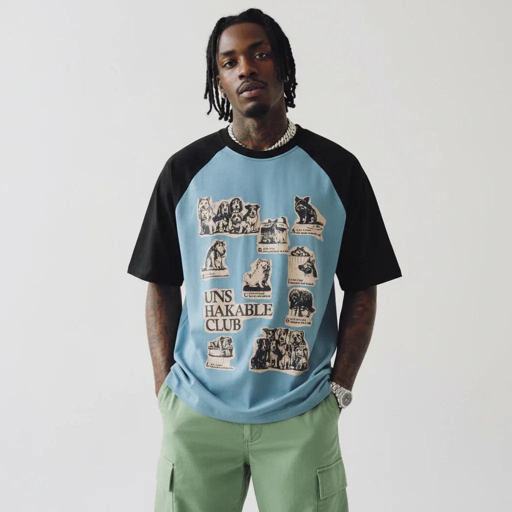 Raglan Sleeve Short-Sleeve T-Shirt for Men and Women | MuddyStock Originals