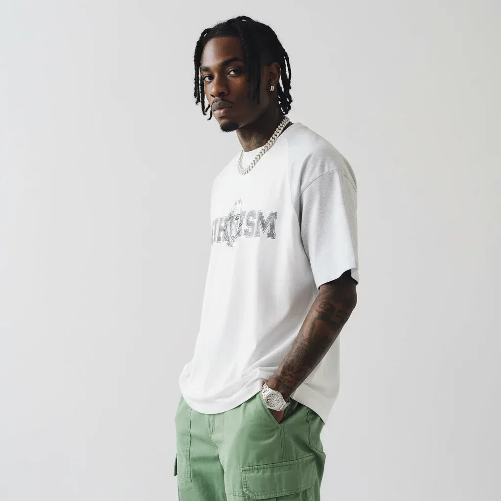 Spliced Unique Design Short Sleeve T-Shirt For Men | MuddyStock Originals MuddyStock