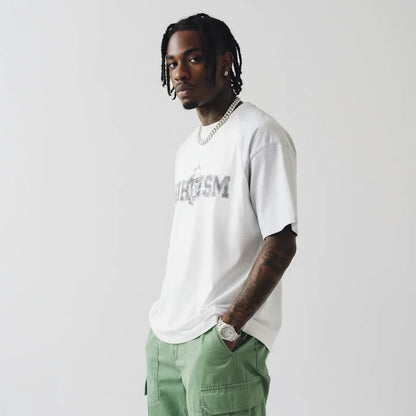 Spliced Unique Design Short Sleeve T-Shirt For Men | MuddyStock Originals MuddyStock