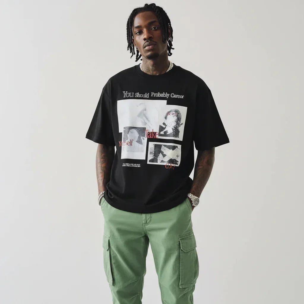 Streetwear Graphic Print Short Sleeve T-Shirt For Men And Women | MuddyStock Originals MuddyStock