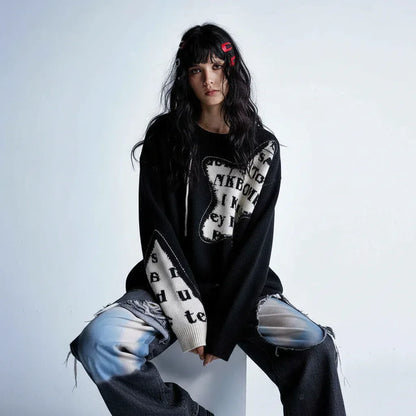 Fake two piece sweater for women | MuddyStock Originals MuddyStock