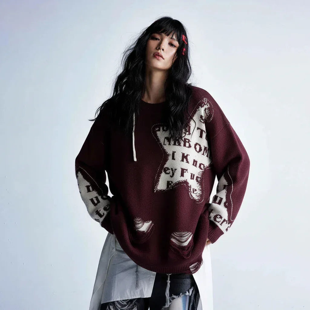 Fake two piece sweater for women | MuddyStock Originals MuddyStock