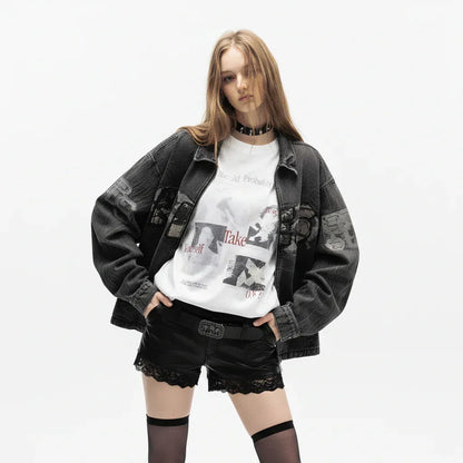 Streetwear Graphic Print Short Sleeve T-Shirt For Men And Women | MuddyStock Originals MuddyStock