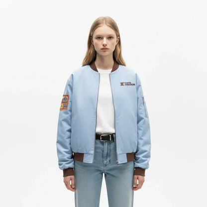 Casual lapel badge pilot jacket for men and women | MuddyStock Originals