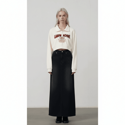 Polo Neck Cropped Hoodie For Women | MuddyStock Originals