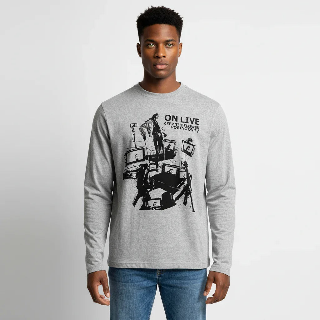 Street Style Unique Pattern Casual Loose Long Sleeve T-Shirt For Men And Women | MuddyStock Originals eprolo