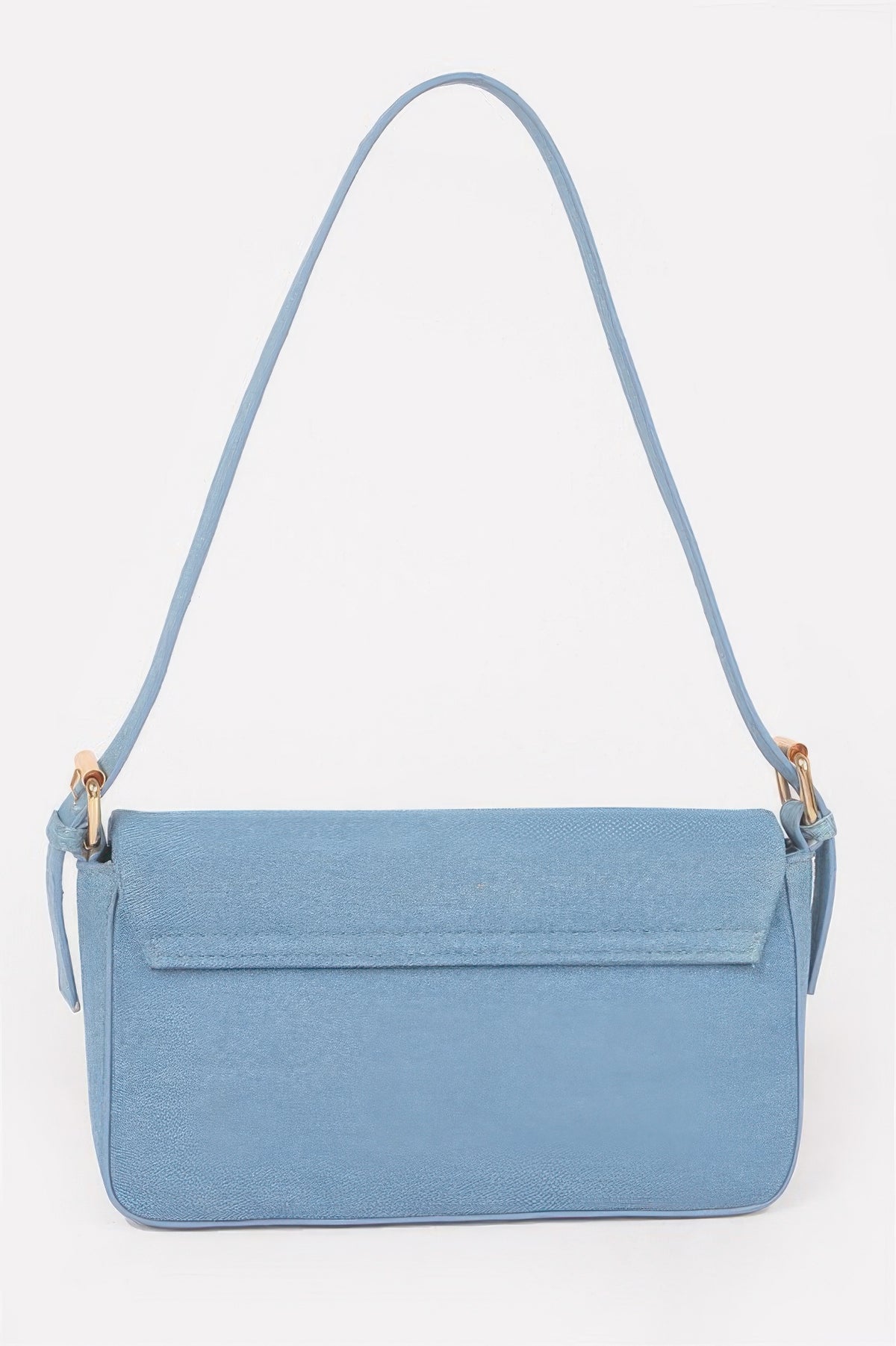 Denim Metal Buckle Shoulder Bag For Women