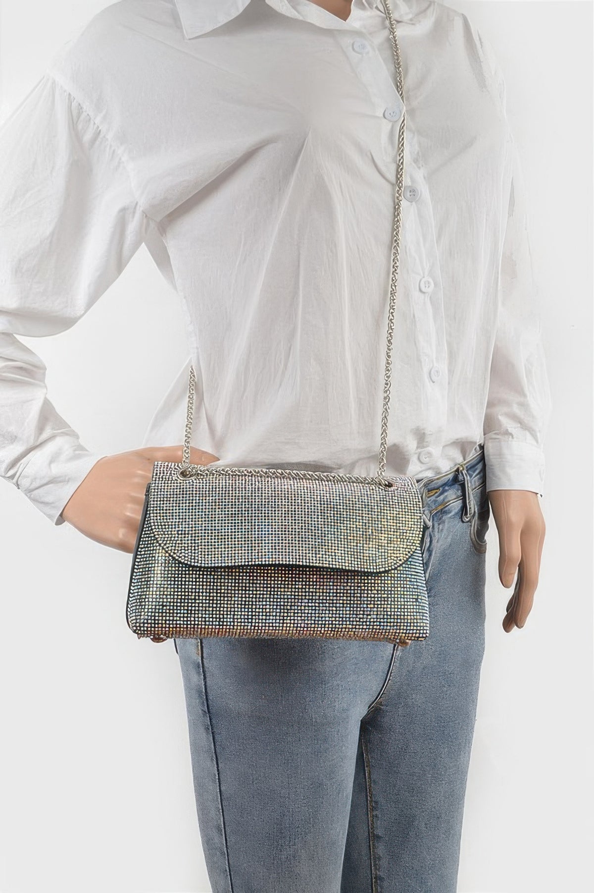 Rhinestone Party Shoulder Bag For Women