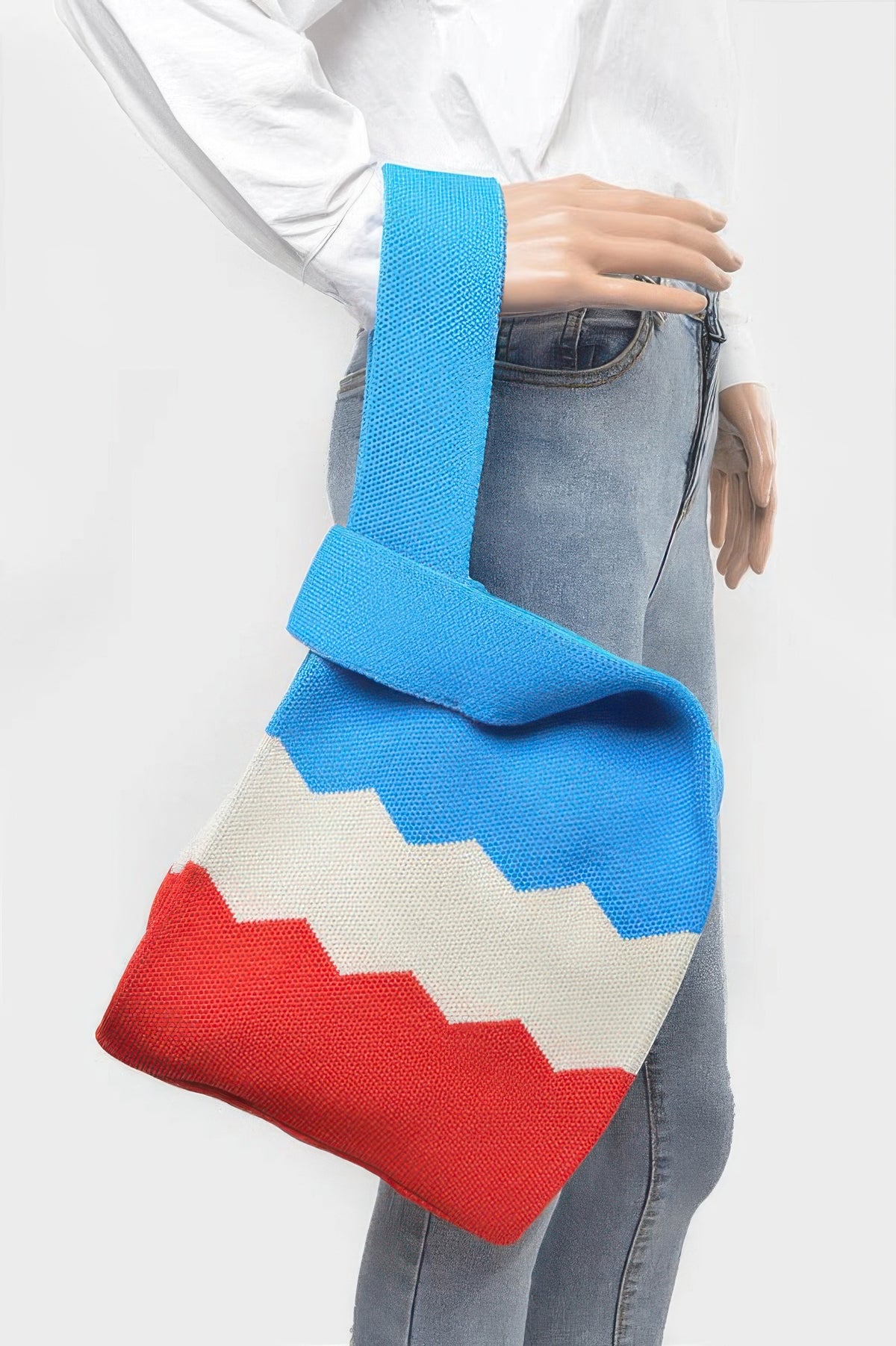 Multi Color Poly Woven Bag For Women