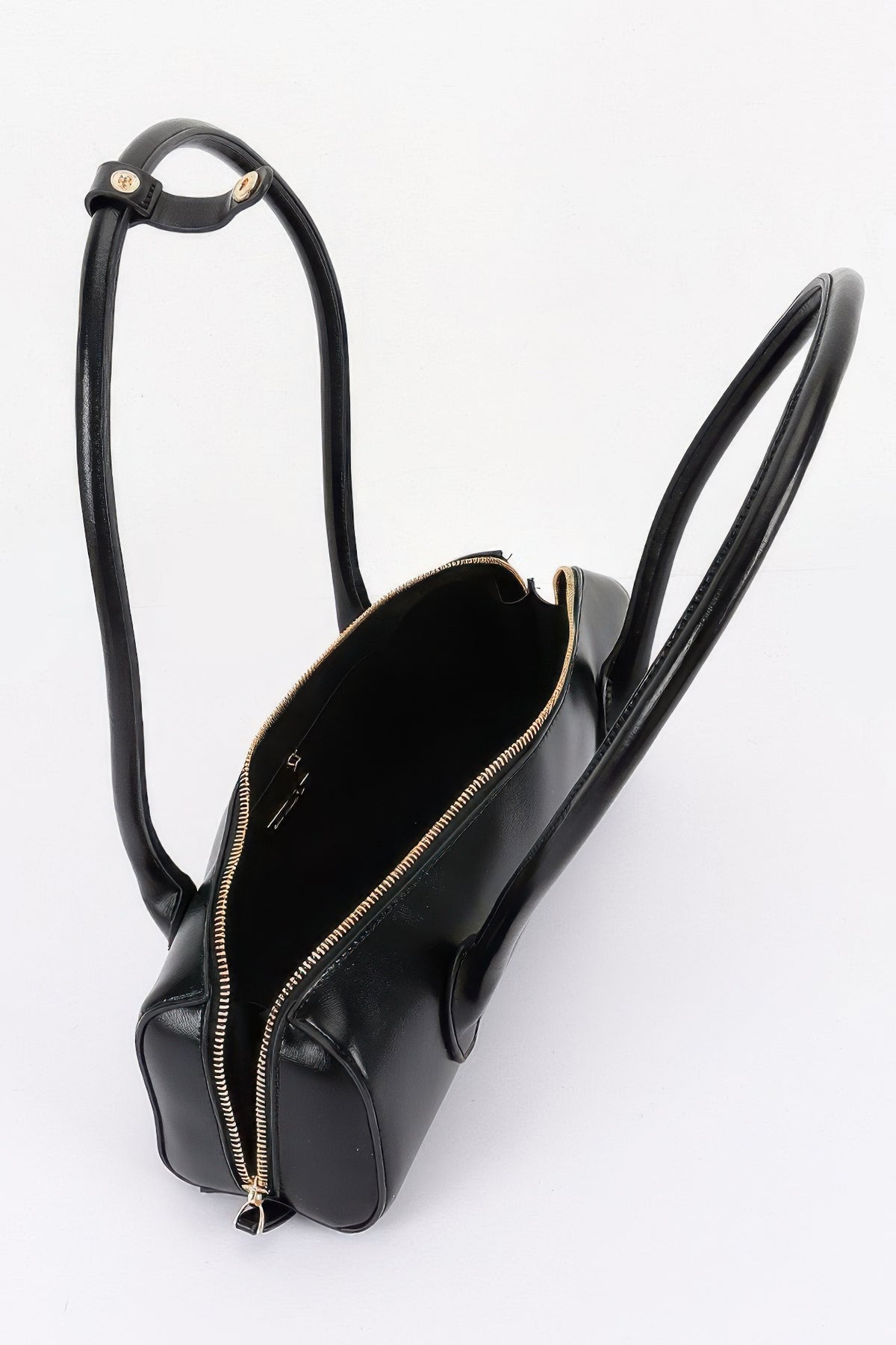 Vegan Leather Rectangular Shoulder Bag For Women