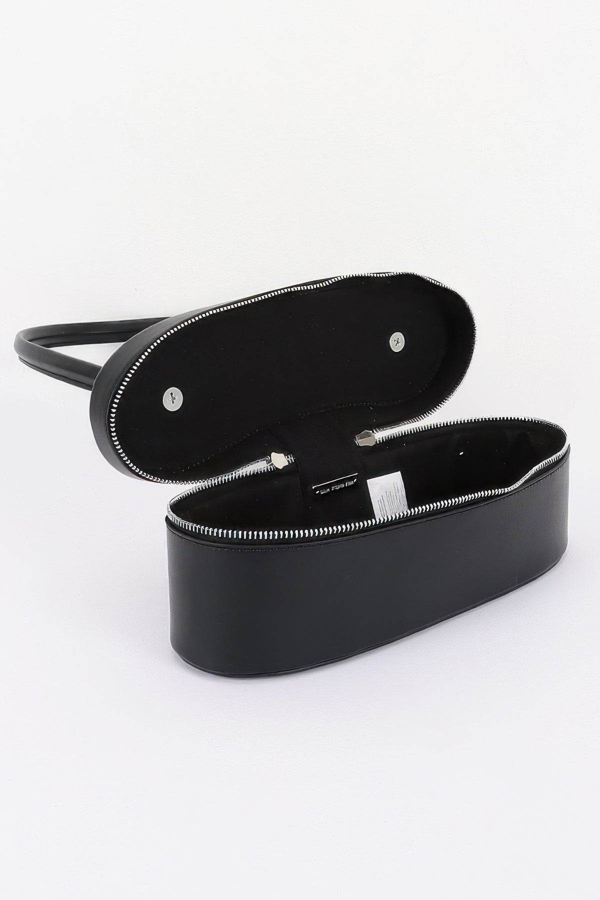 Vegan Leather Long Box Shoulder Bag For Women