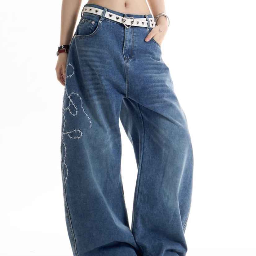 American Retro Machete Jeans For Women