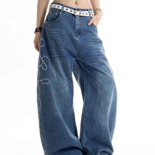 American Retro Machete Jeans For Women