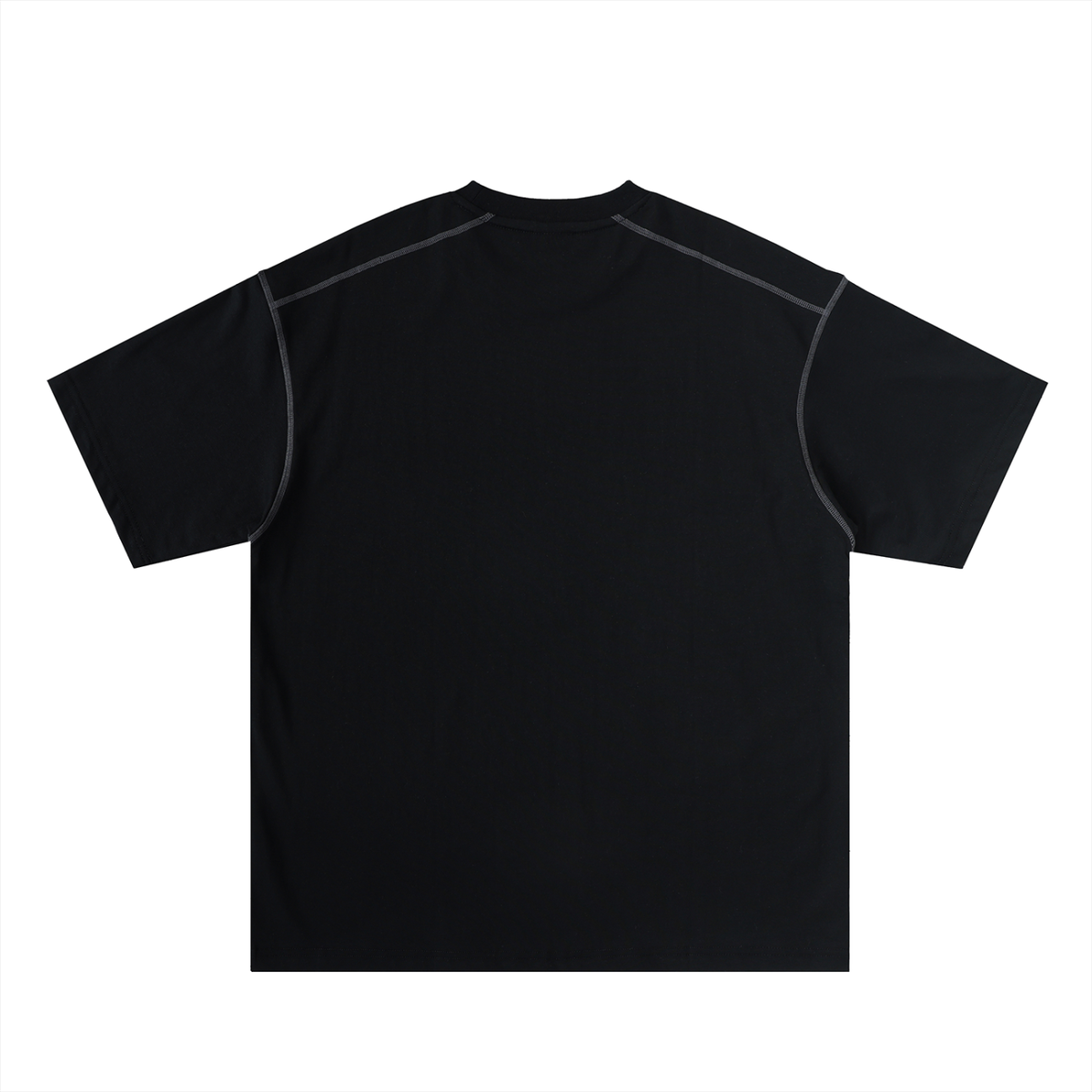 Oversized Contrast-Stitched Cotton Tee For Men | MuddyStock Originals