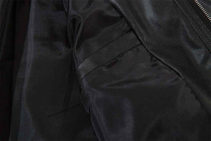 Men's American Embroidery Letters Motorcycle Jacket MuddyStock