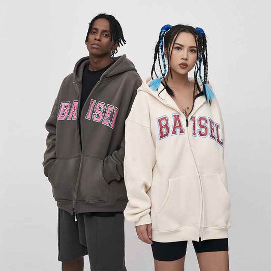 Zipper Hooded Sweater For Men And Women MuddyStock