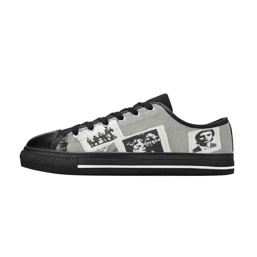 Aquila Canvas Graffiti Men's Shoes Black