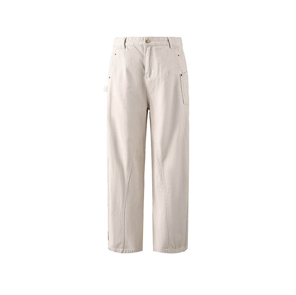 Japanese Fashion Brand Retro Overalls Khaki MuddyStock