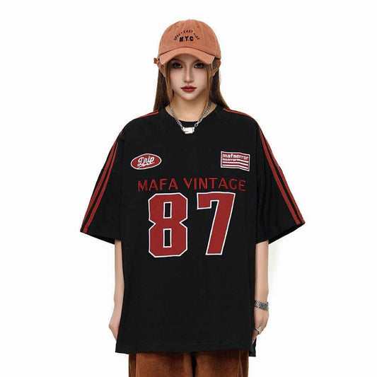 Printed Cotton T-shirt For Women MuddyStock