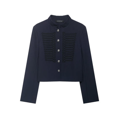 French-style Vintage Stand-collar Fashionable Casual Short Jacket For Women All Products
